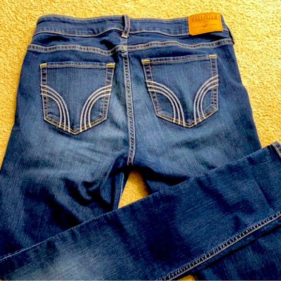 NWOT Hollister Medium to Dark Wash Stretch Skinny Jeans 28/31 - Picture 4 of 7